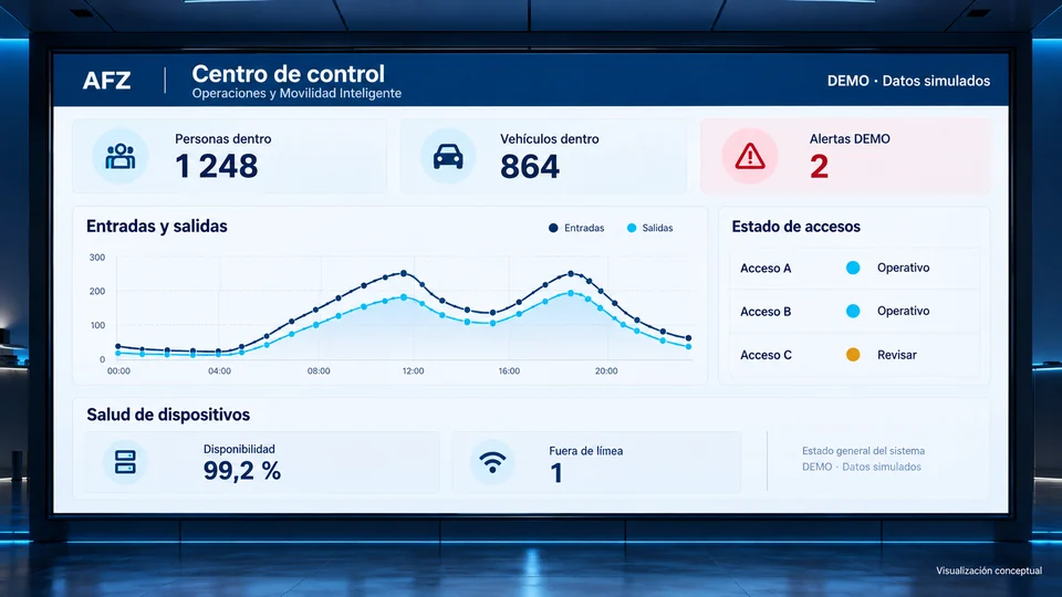 Vista del proyecto de CNET Technology Systems en un monitor.